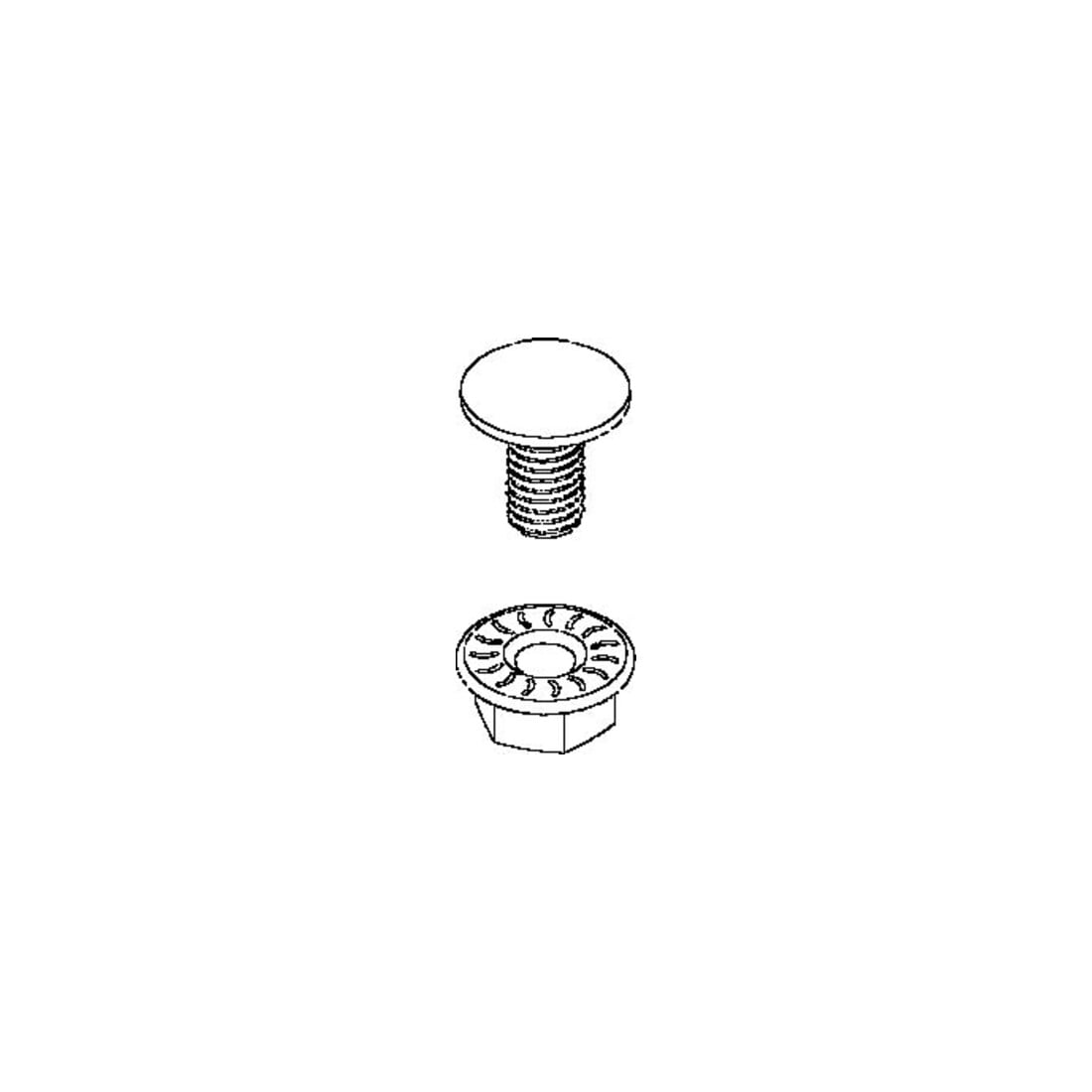 Niedax Vis à tête ronde plate FLM 12X30 F