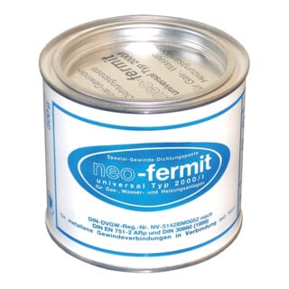 Nissen Dichtungskitt NEO-FERMIT-UNIVERSAL 800g Dose f.Gas-Wasser+Heizungsanlagen