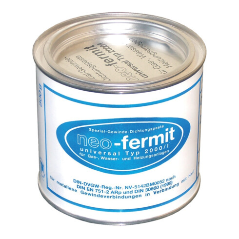 Nissen Dichtungskitt NEO-FERMIT-UNIVERSAL 800g Dose f.Gas-Wasser+Heizungsanlagen
