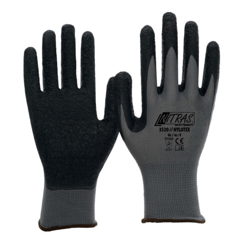 NITRAS Gant de protection Nylotex 3520, Taille 10