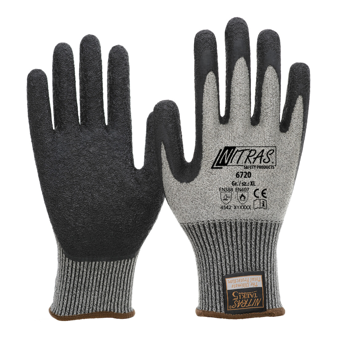 NITRAS Gants anti-coupure Taeki5, enduits de latex