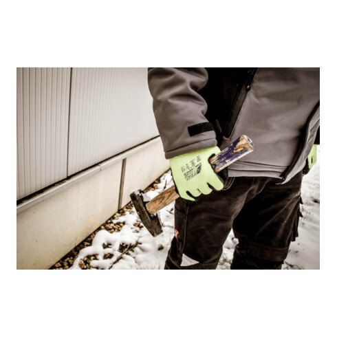 NITRAS Gants de protection d'hiver Taeki5, enduit latex, taille 9