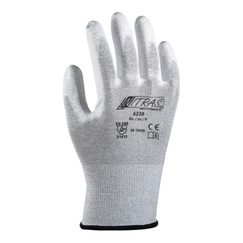 NITRAS Paire de gants 6230, Taille des gants : 6