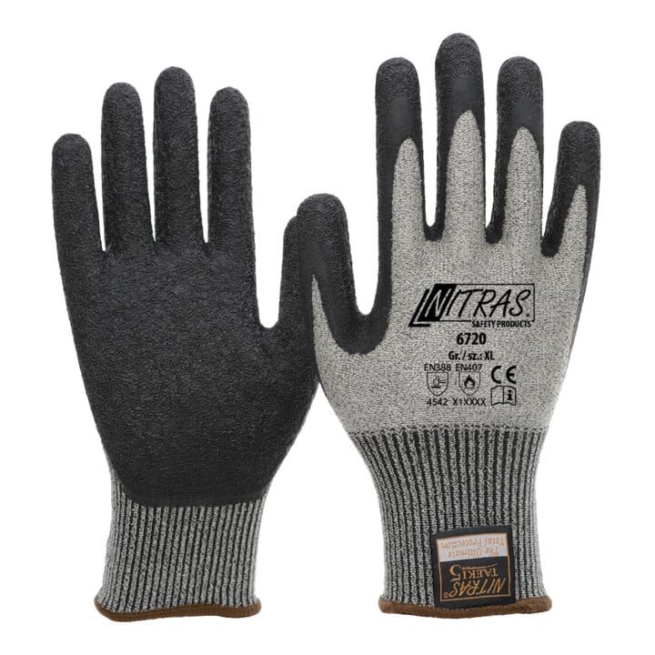 NITRAS Schnittschutzhandschuh, Taeki5,Latex-beschichtet