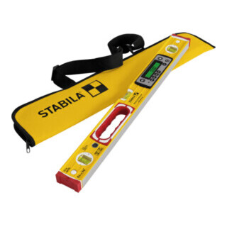 Niveau à bulle électronique STABILA TECH 196 DL, 61 cm, avec étui pour niveau à bulle