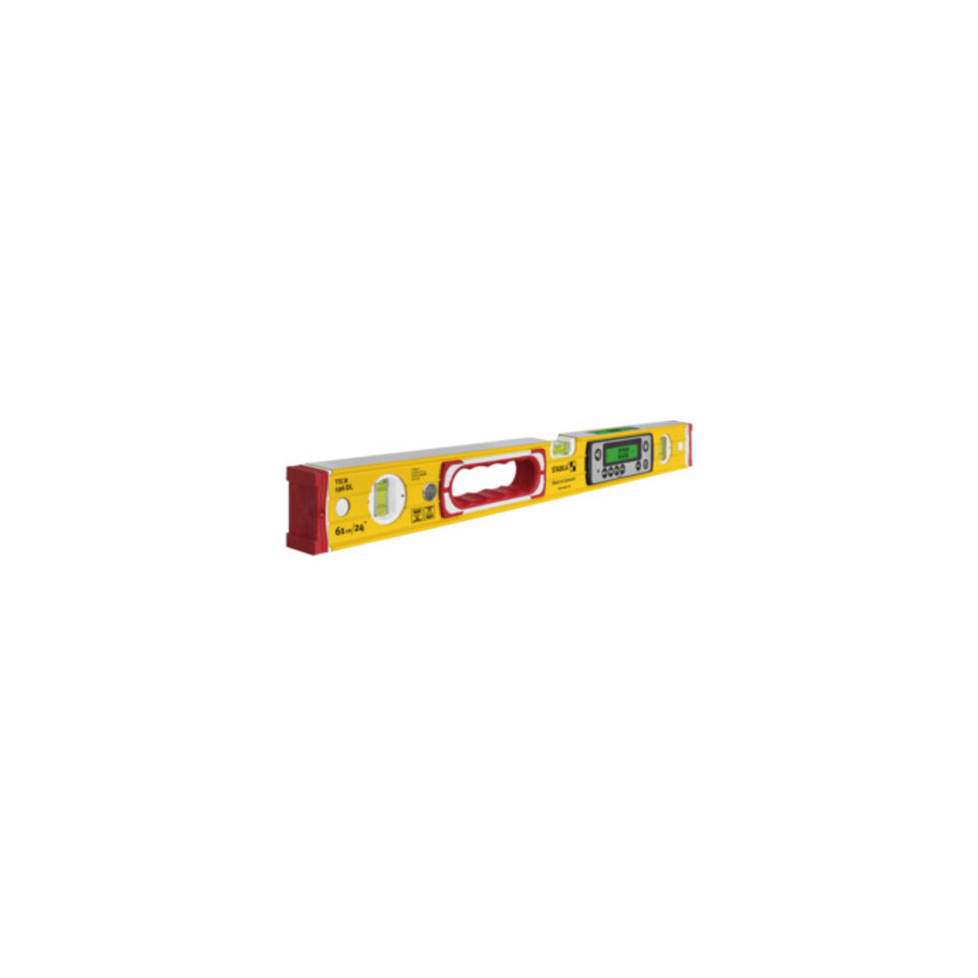 Niveau à bulle électronique STABILA TECH 196 DL, 61 cm, avec étui pour niveau à bulle