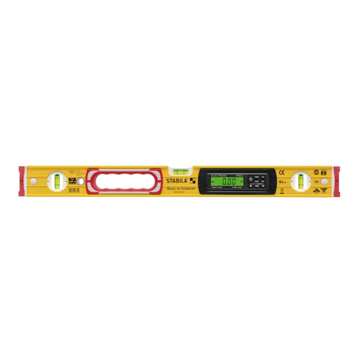 Niveau à bulle électronique Stabila TECH 196  IP 65 61 cm avec 2 affichages numériques et sacoche