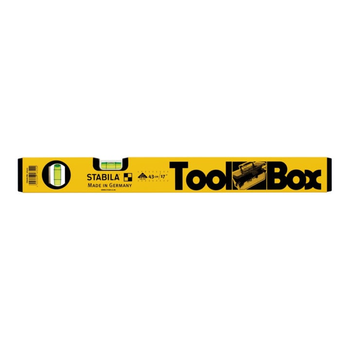 Niveau à bulle STABILA TOOLBOX, 43 cm