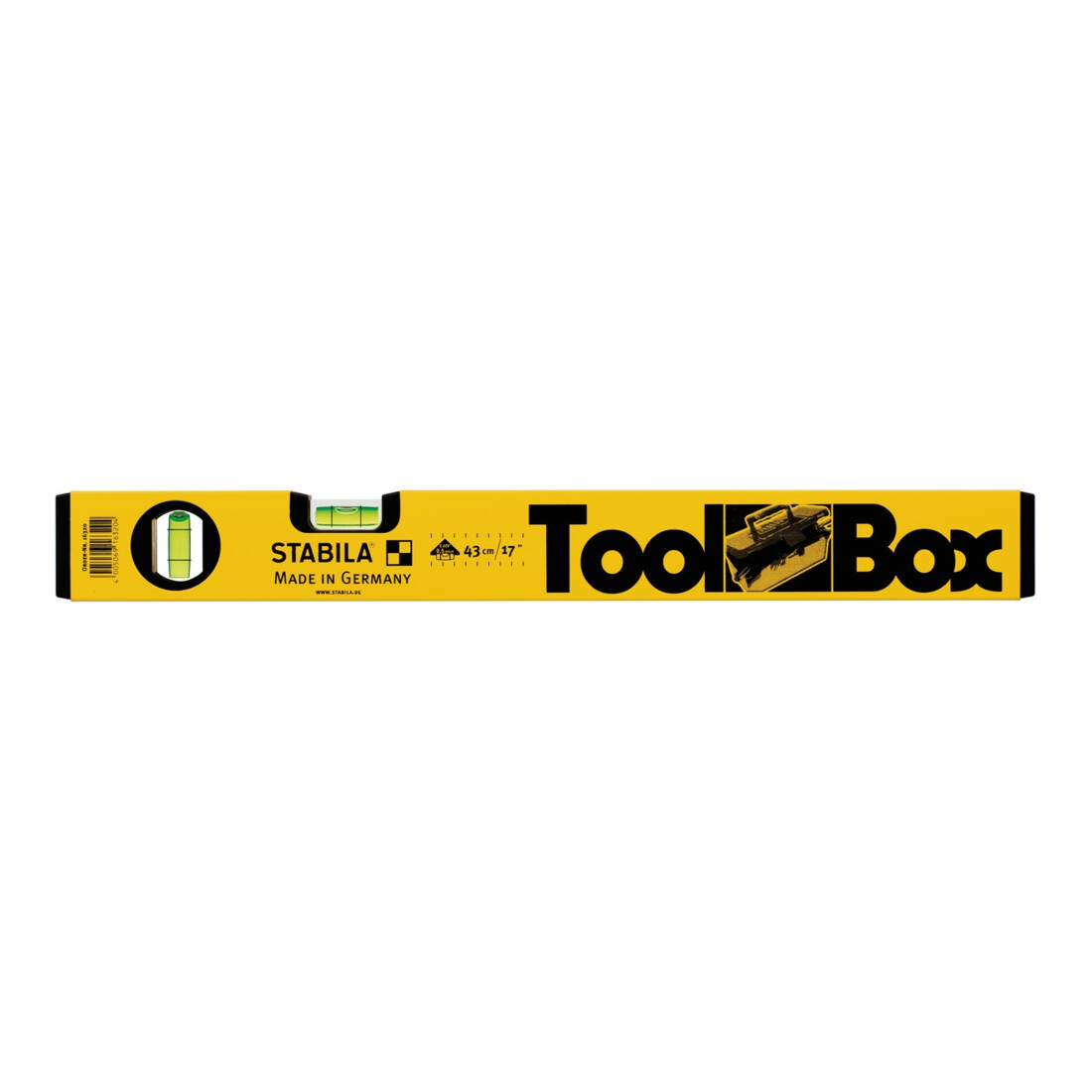 Niveau à bulle STABILA TOOLBOX, 43 cm
