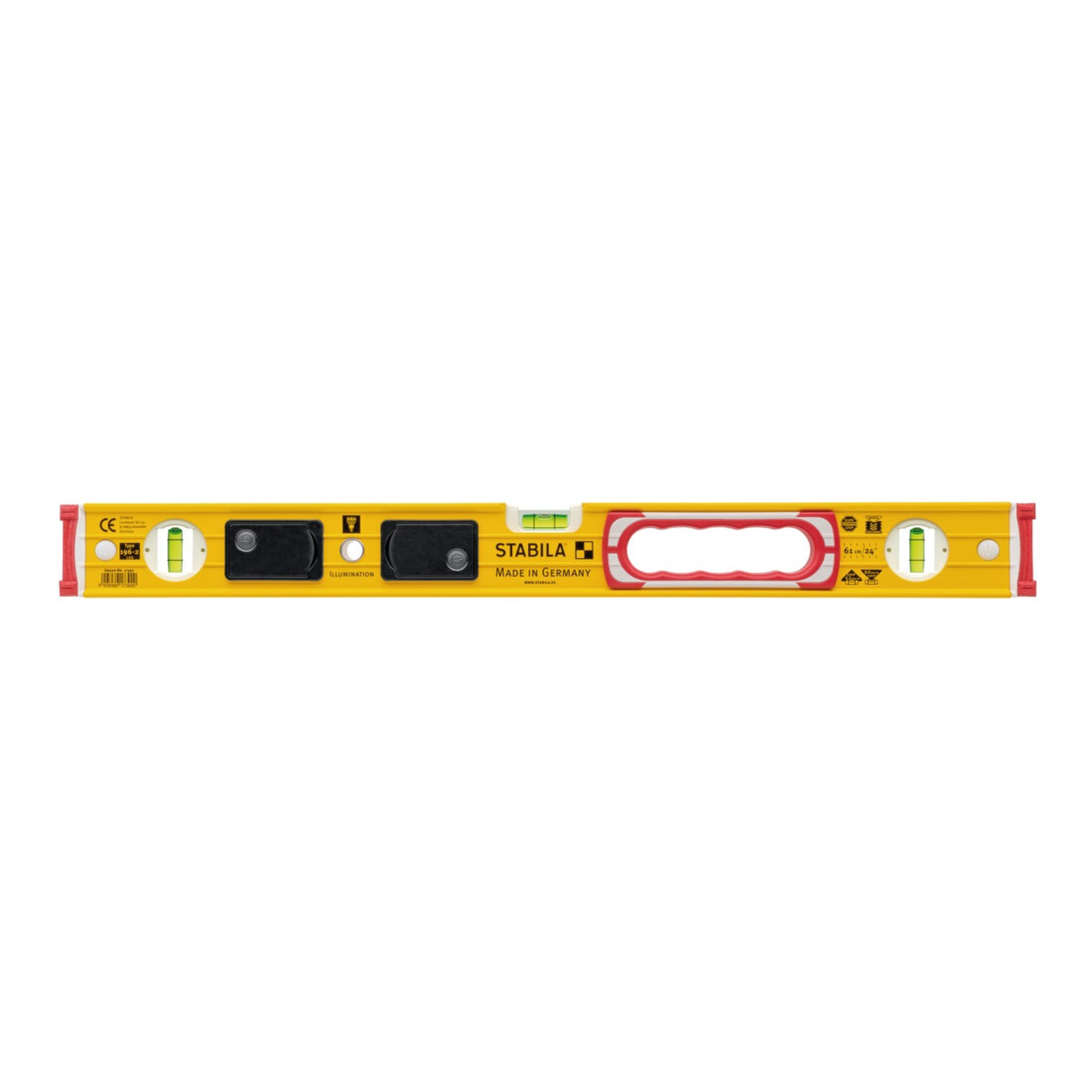 STABILA Niveau à bulle Type 196-2 LED avec fioles éclairées