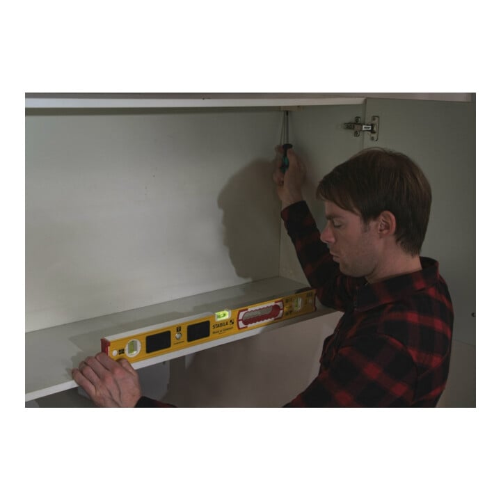 Niveau à bulle STABILA Type 196-2 LED, 61 cm, avec fioles éclairées