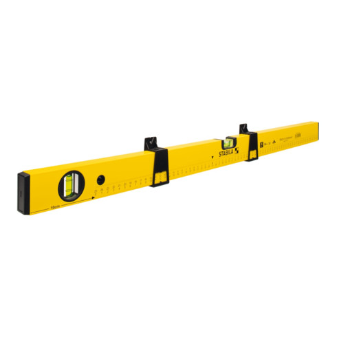 Niveau à bulle STABILA Type 70 MAS, 80 cm, avec coulisseaux de marquage et graduation imprimée