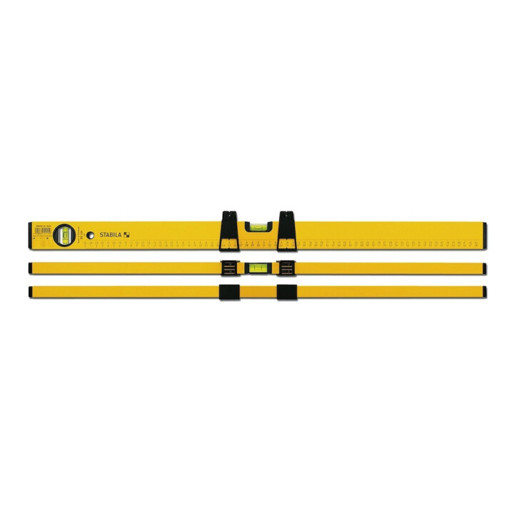 Niveau à bulle STABILA Type 70 MAS, 80 cm, avec coulisseaux de marquage et graduation imprimée