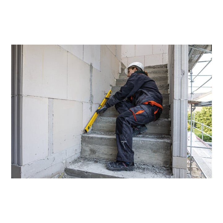 Niveau à bulle STABILA Type 70 W, 60 cm, avec fiole d’angle rotative