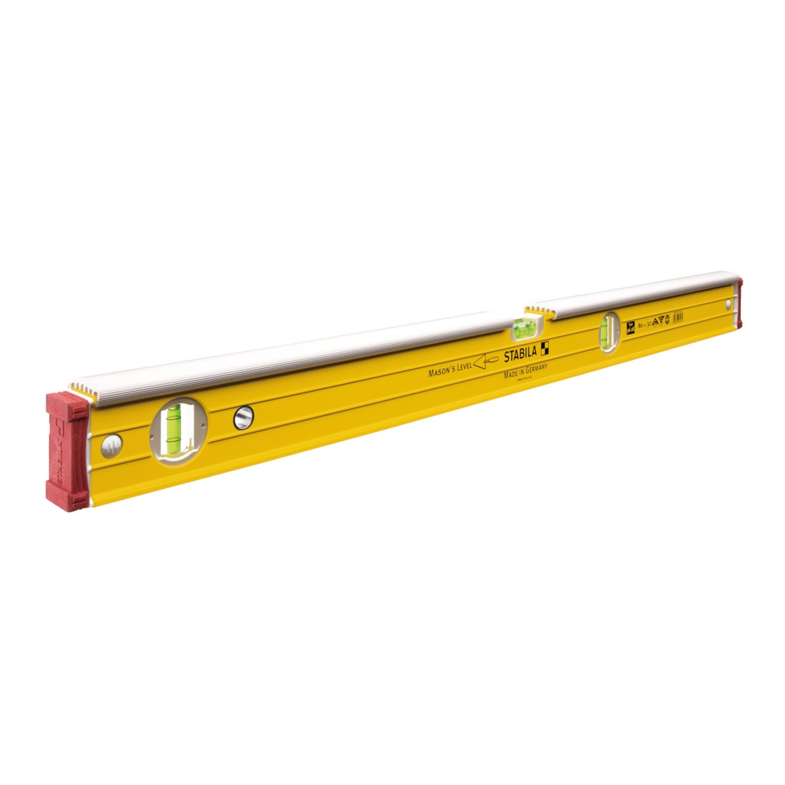 Niveau à bulle STABILA Type 96-2 K, 81 cm, avec protection incassable contre les coups
