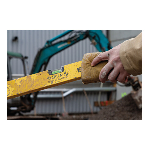 Niveau à bulles 70 120 cm aluminium jaune ± 0,5 mm/m STABILA