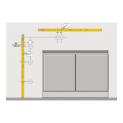 Niveau à bulles 70 Electric 120 cm aluminium jaune ± 0,5mm/m STABILA-2