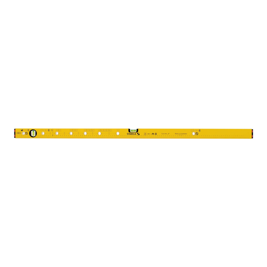 Niveau à bulles 70 Electric 120 cm aluminium jaune ± 0,5mm/m STABILA