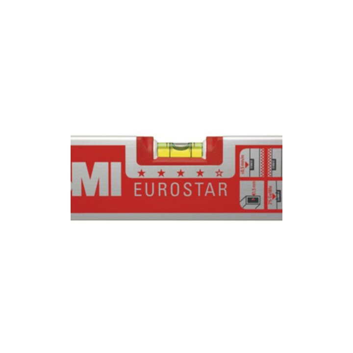 Niveau à bulles BMI EUROSTAR 690 E 30 cm aluminium argent ± 0,5mm/m