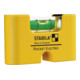 Niveau à bulles Pocket Electric 6,8 cm plastique jaune ± 1mm/m avec aimant STABI-1