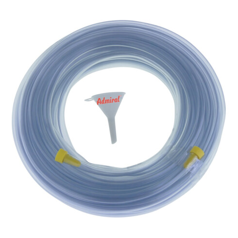 Niveau à bulle Klotz, avec bouchons et entonnoir