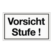 Niveau de protection B250xH.150mm Plastique blanc/noir-1