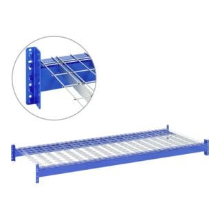 Grille de support Bito galvanisée au sol pour traverses longitudinales de profilés BITO-TwinTop®.