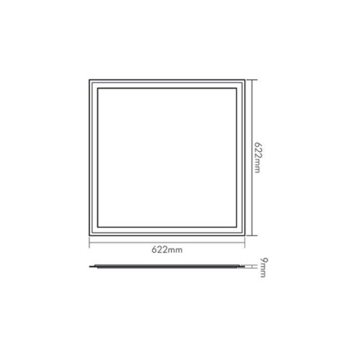nobilé Panneau LED Q2S UGR19 4000K DALI