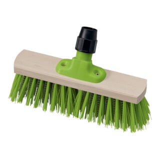 Nölle Besen Prestige Elaston/Stahldraht m.Ku.-Stielhalter Flachholz L.290mm