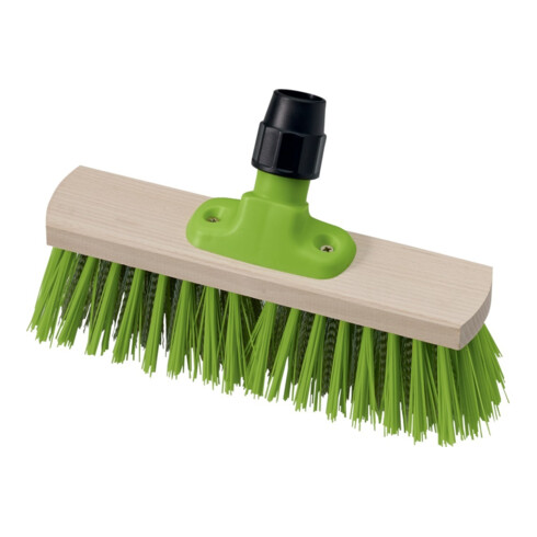 Nölle Besen Prestige Elaston/Stahldraht m.Ku.-Stielhalter Flachholz L.290mm