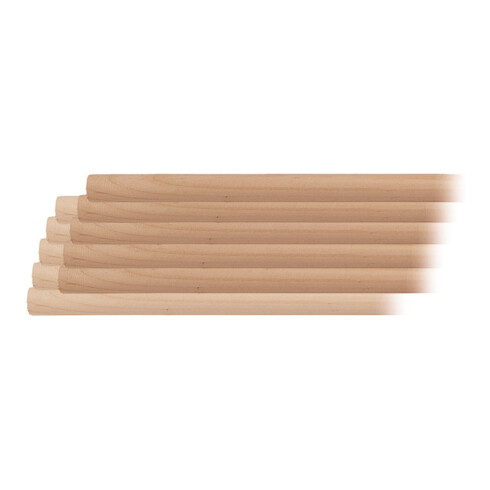 NÖLLE Bezemstelen, ! set 10 stuks ! 10-stuks, Steel-Ø: 24mm