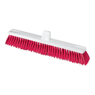 Nölle HACCP-Besen L.450mm Borstenstärke 0,25mm rot