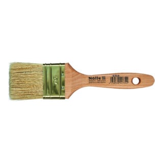 Nölle Maler-Lackierpinsel Messingzwinge Borstenmischung hell 40mm PROFI BRUSH