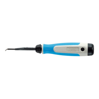 NOGA Mini-schraper met telescoopschacht en speciaal schraapmes, gebogen