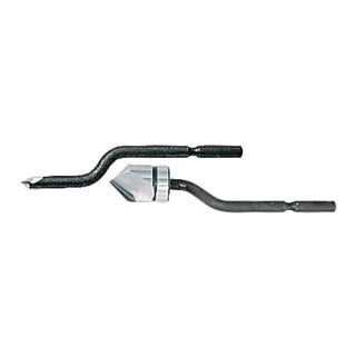 Noga Tête d’ébavurage pour alésages HSS 90°, avec queue,⌀ tête d'ébavurage: 10,4 mm