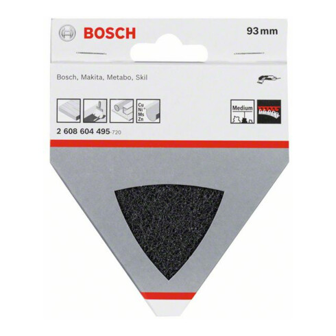 Set de feuilles abrasives Bosch pour ponceuses orbitales, 25 pièces, 8 trous, 93 x 230 mm
