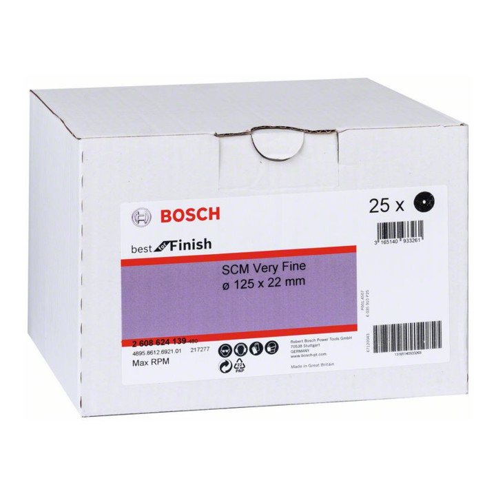 Non-tissé abrasif Bosch SCM très fine 125 mm