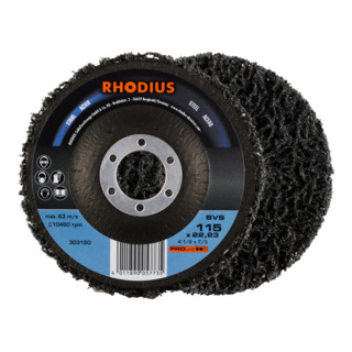 Polaire de nettoyage RHODIUS PROline SVS HD acier, métaux non-ferreux, bois
