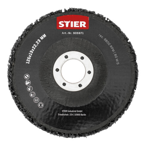 Non-tissé de nettoyage STIER 125 x 13 x 22,23 mm