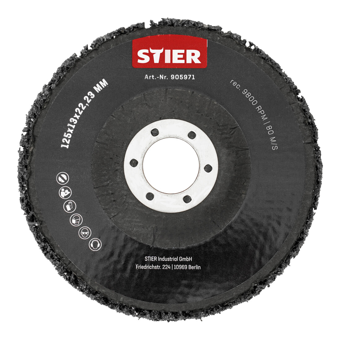 Non-tissé de nettoyage STIER 125 x 13 x 22,23 mm