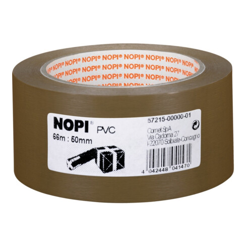 Nopi TESA, ruban adhésif 57215 66m x 50mm, brun