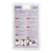 NORMA Serratub Endlosband-KIT 9mm W2B, 3m Band, 8 Köpfe-2