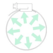 NORMACLAMP Collier à vis TORRO 80-100 mm, 9 mm W1-4
