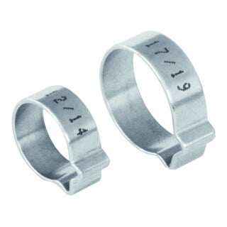NORMACLAMP Ohr-Klemme 1-Ohr-Klemme 10-12 W1 Stahl verzinkt
