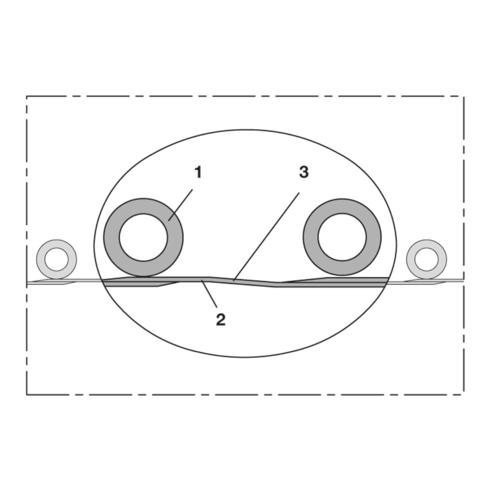 Norres Abgasschlauch PROTAPE® TPE 326 MEMORY Ø 63mm 10m