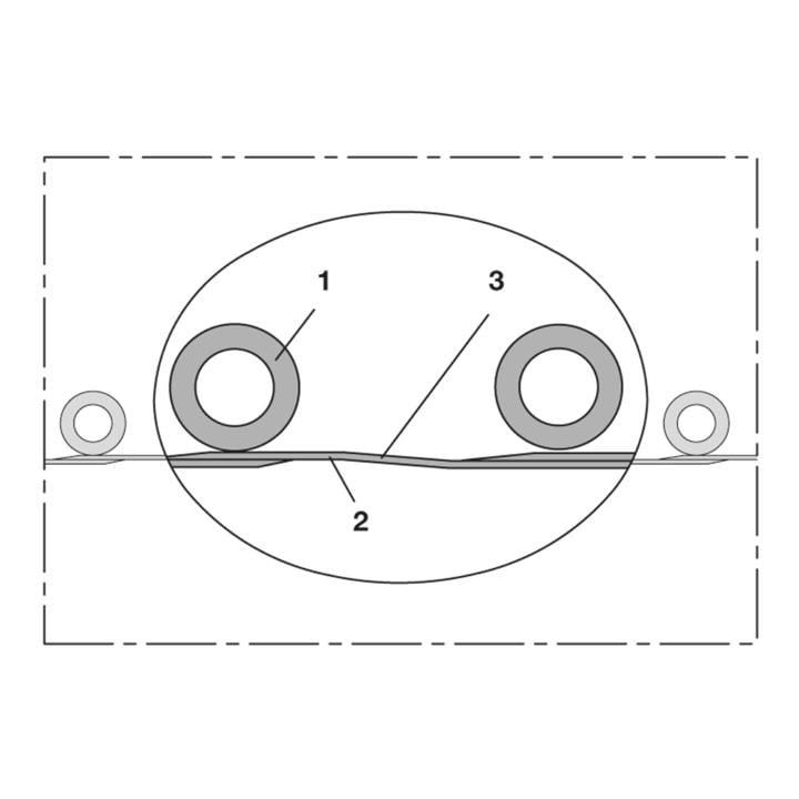 Norres Abgasschlauch PROTAPE® TPE 326 MEMORY, überfahrbar (+200°C), Ø76, Länge 6m