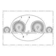 Norres Abgasschlauch vibrationsfest (+200°C) Ø 125mm L: 7,5m CP HYP 450 PROTECT-3