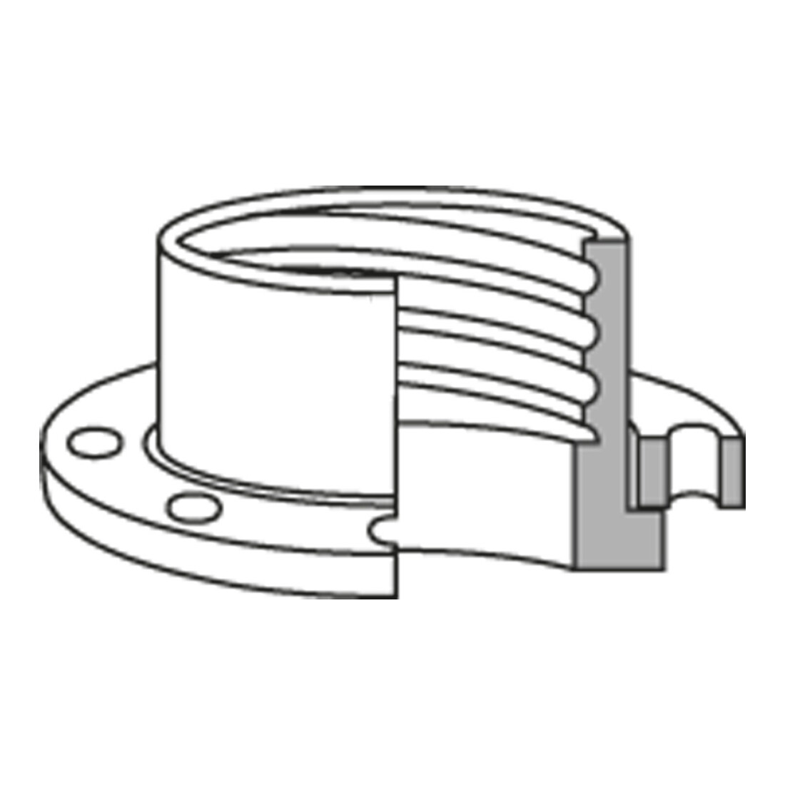 Norres AIRDUC® Connect Losflansch 244 Typ 244/8500 ID 80mm