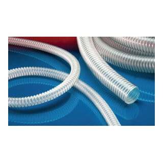 Norres Antistatischer Lebensmittelschlauch/Pharmaschlauch AIRDUC® PUR-INOX, schwer, Ø 80mm, Länge 10 m