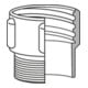 Norres aufschraubbarer Gewindestutzen für AIRDUC® 350, 351, 355, 533, 341, 345 Ø 125mm